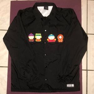 HUF x South Park Black Coaches Jacket
